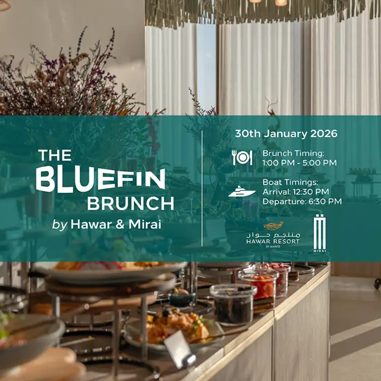 The Bluefin Brunch by Hawar & Mirai at Hawar Resort, Bahrain