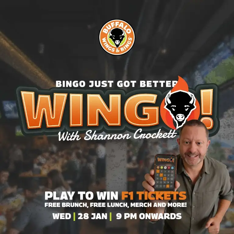 ليلة WINGO في Buffalo Wings & Rings، البحرين