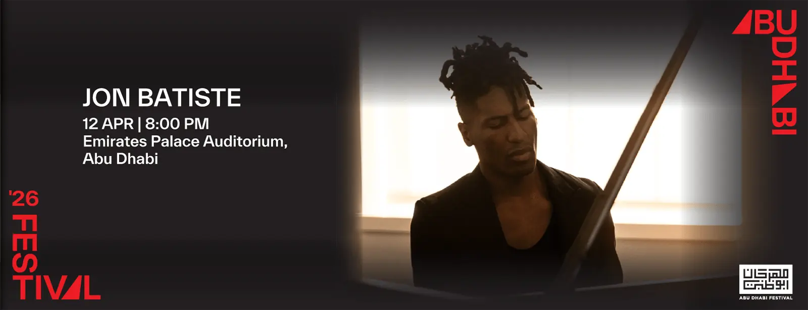 Jon Batiste at Abu Dhabi Festival 2026