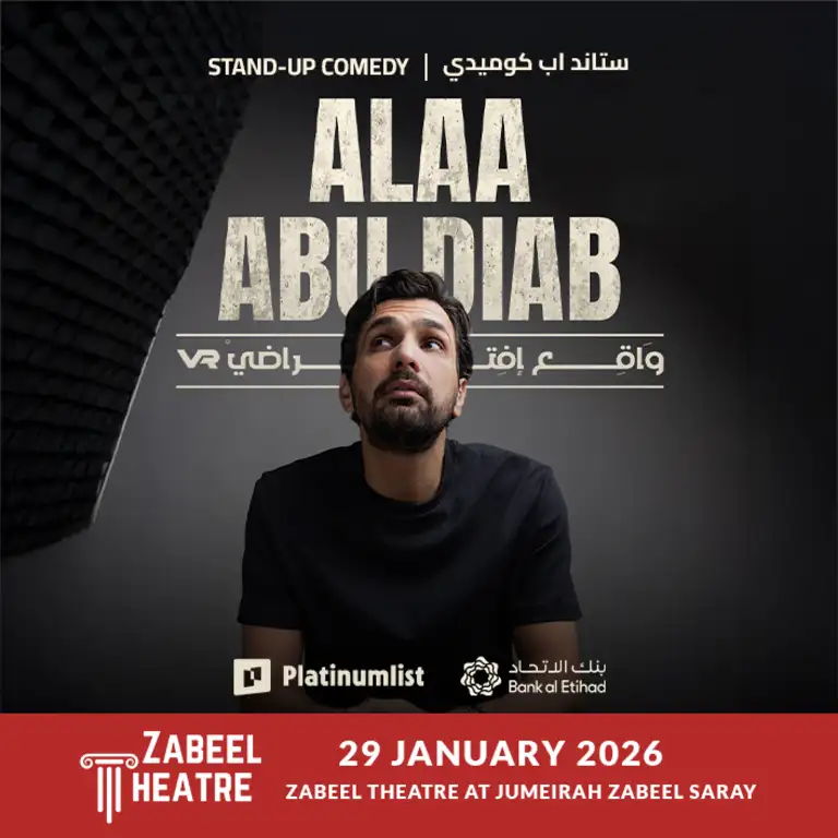 Alaa Abu Diab at Zabeel Theatre, Dubai