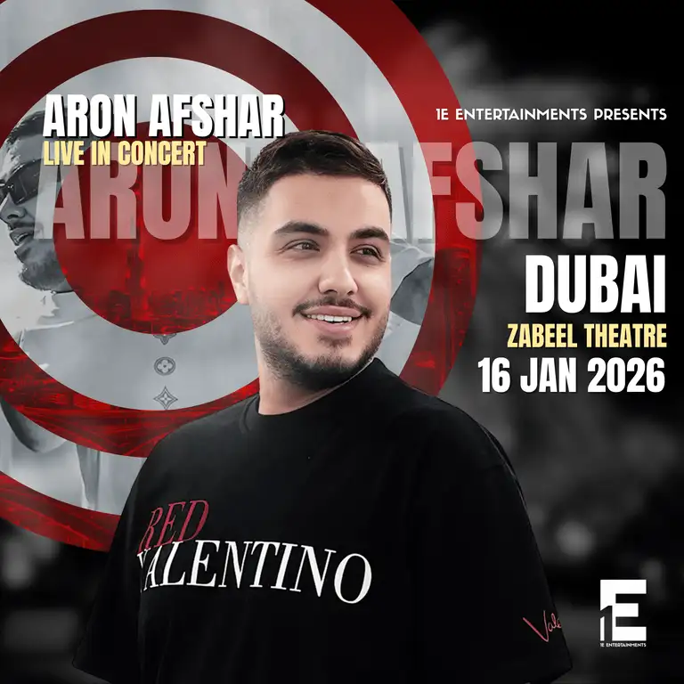 अरॉन अफशार का कंसर्ट ज़ाबील थिएटर दुबई में