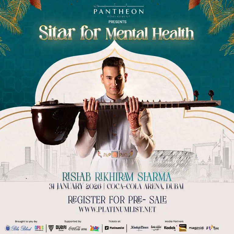 Rishab Rikhiram Sharma Dubai'de Coca-Cola Arena'da Canlı