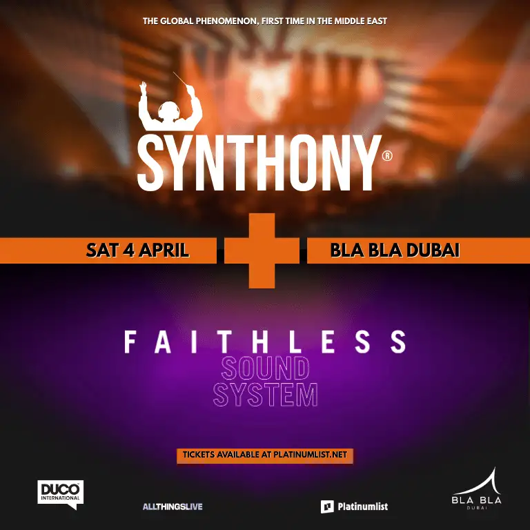 SYNTHONY x Faithless Ses Sistemi – Dubai'de Canlı