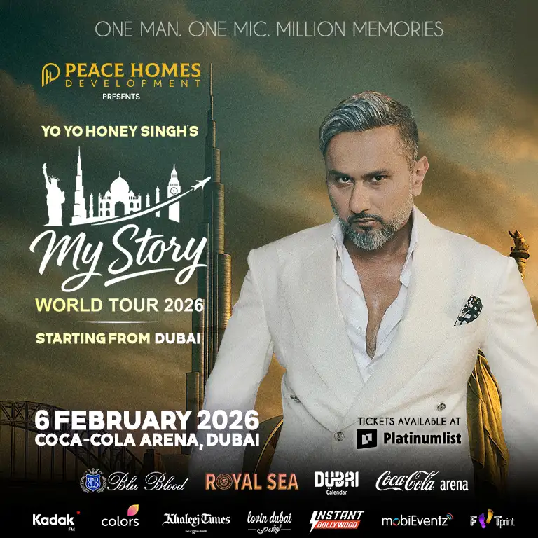 Yo Yo Honey Singh - Hikayem Dünya Turu Canlı Dubai'de