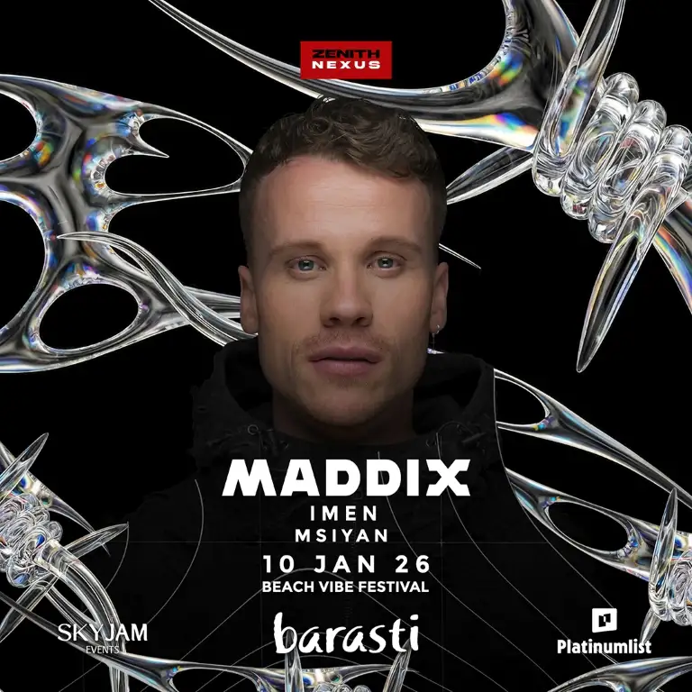 Zenith Soundroom Sunar: MADDIX, Barasti Dubai'de Beach Vibe Festivali'nde