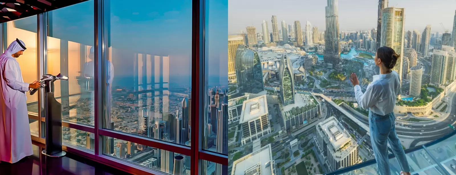 At the Top Burj Khalifa (level 124 & 125) + Sky Views Dubai