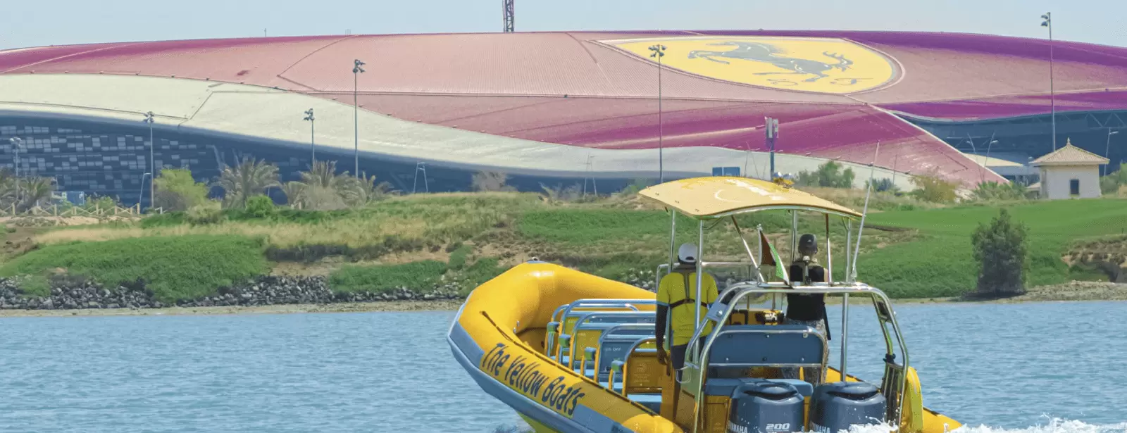 75-minute Yas Island Abu Dhabi Sightseeing Boat Tour