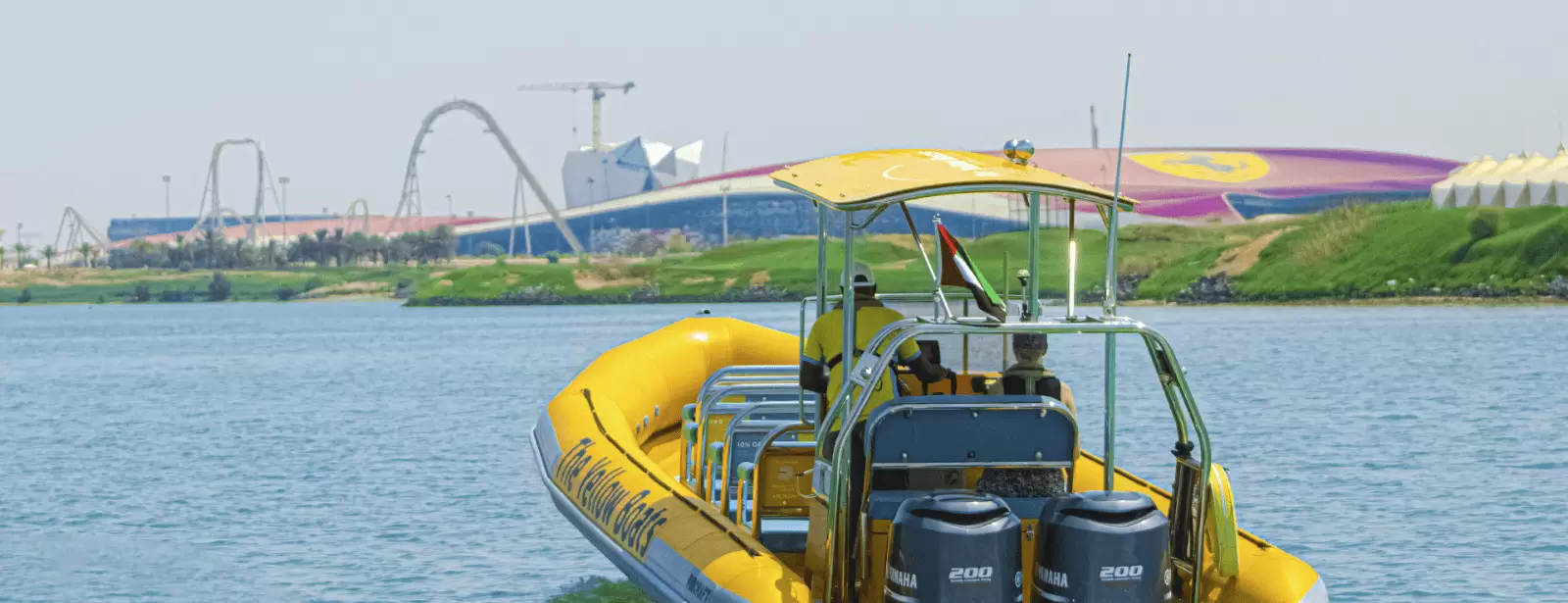 75-minute Yas Island Abu Dhabi Sightseeing Boat Tour