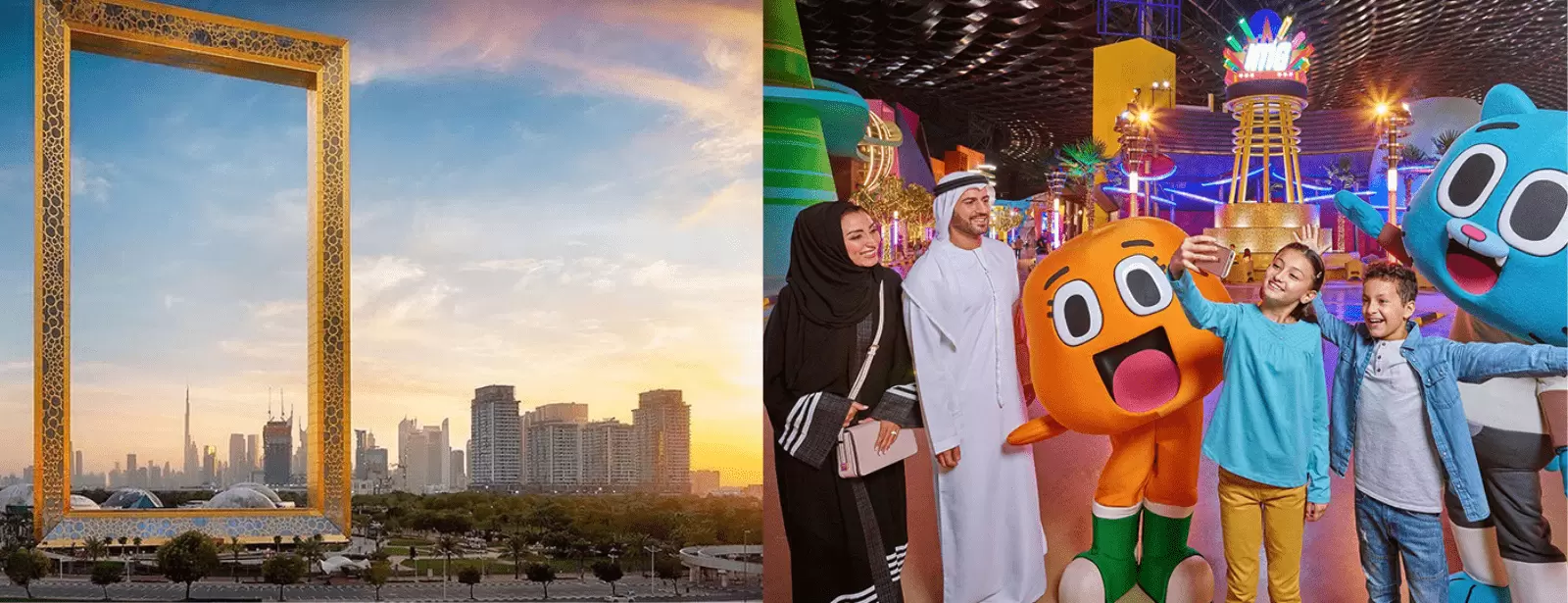 Combo: IMG Park  + Dubai Frame