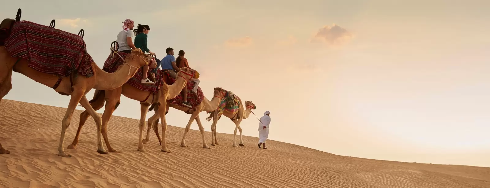 Dubai Sunset Safari Delight with BBQ dinner and camel ride