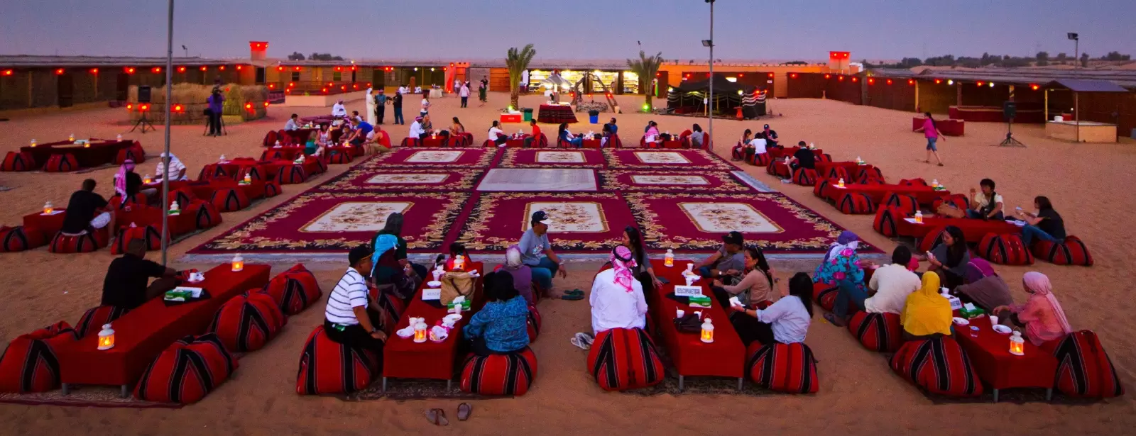 Dubai Sunset Safari Delight with BBQ dinner and camel ride