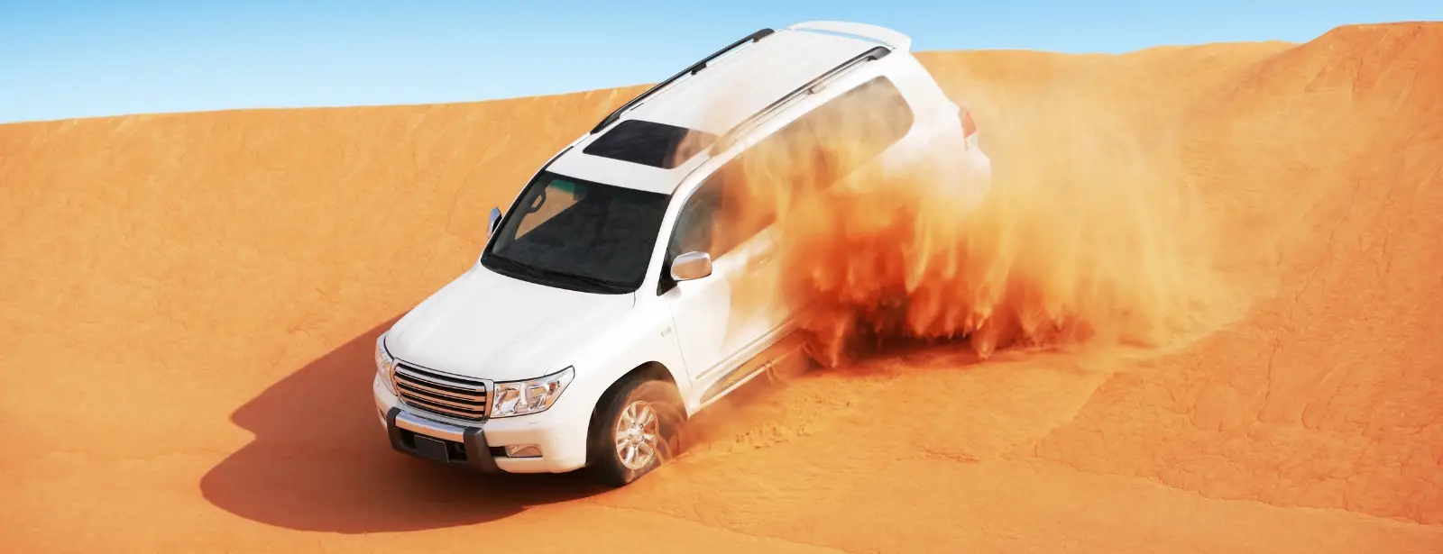Abu Dhabi Sunset Desert Safari with BBQ, Camel Ride & Sandboarding
