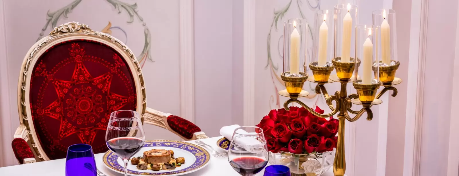 3 Course Romantic Dinner at Palazzo Versace Hotel