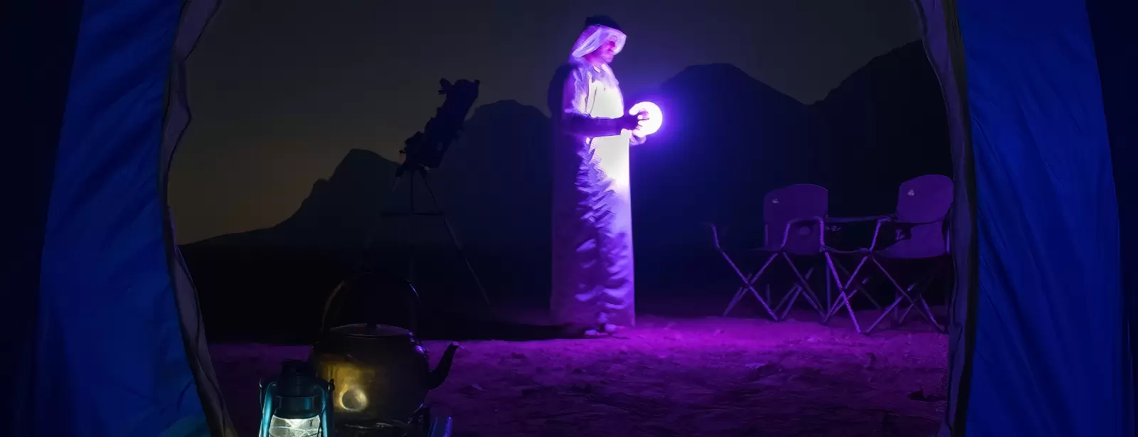 Mleiha Overnight Camping -  Panoramic Lounge