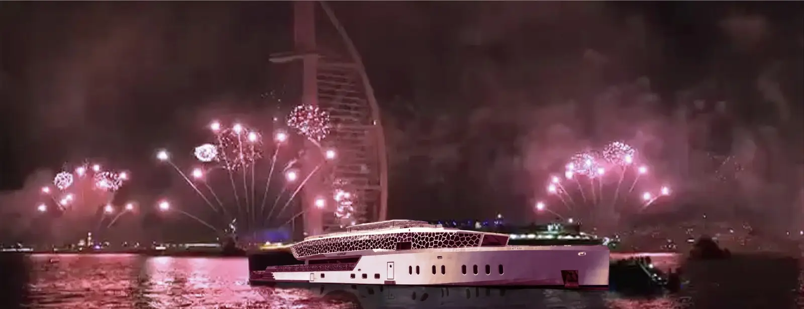 The Lotus Mega Yacht New Year's Eve 2025 in Dubai