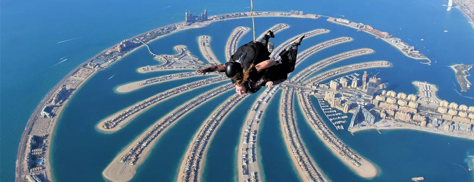 Tandem Skydive Palm Drop Dubai with Free Yacht Experience