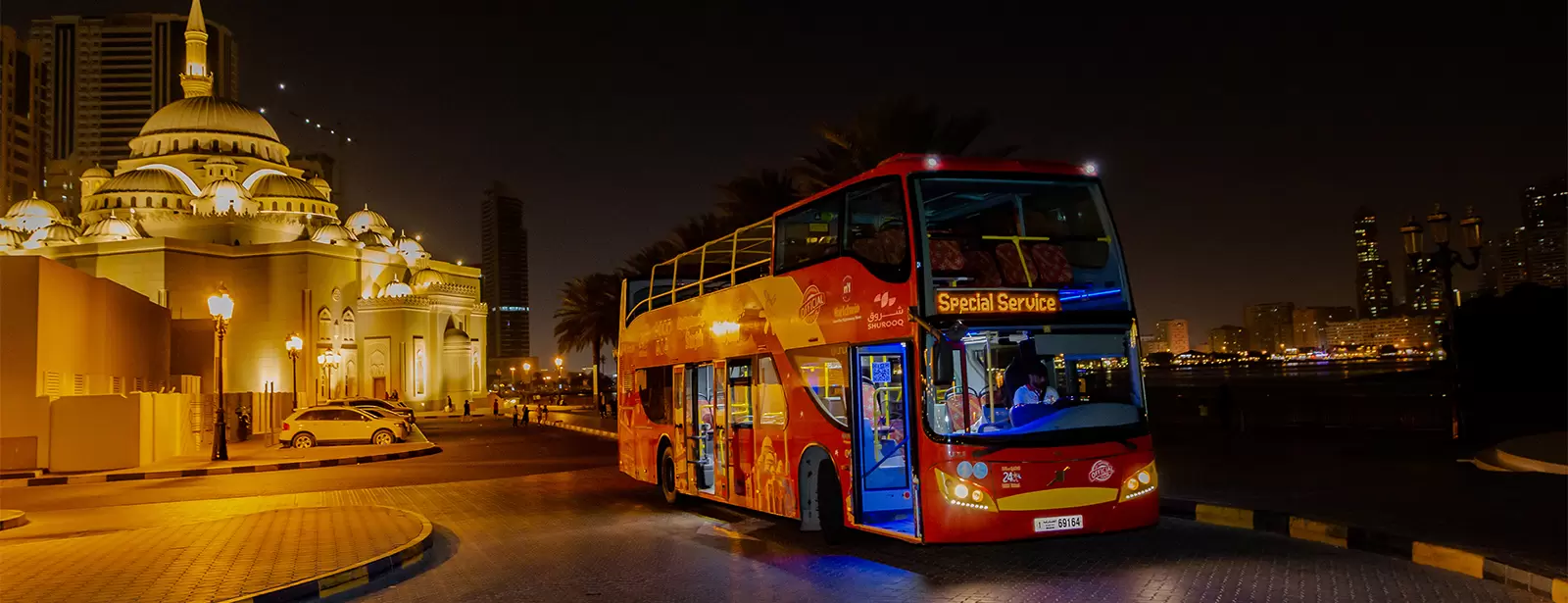 Hop-On Hop-Off City Sightseeing Bus Tour in Sharjah