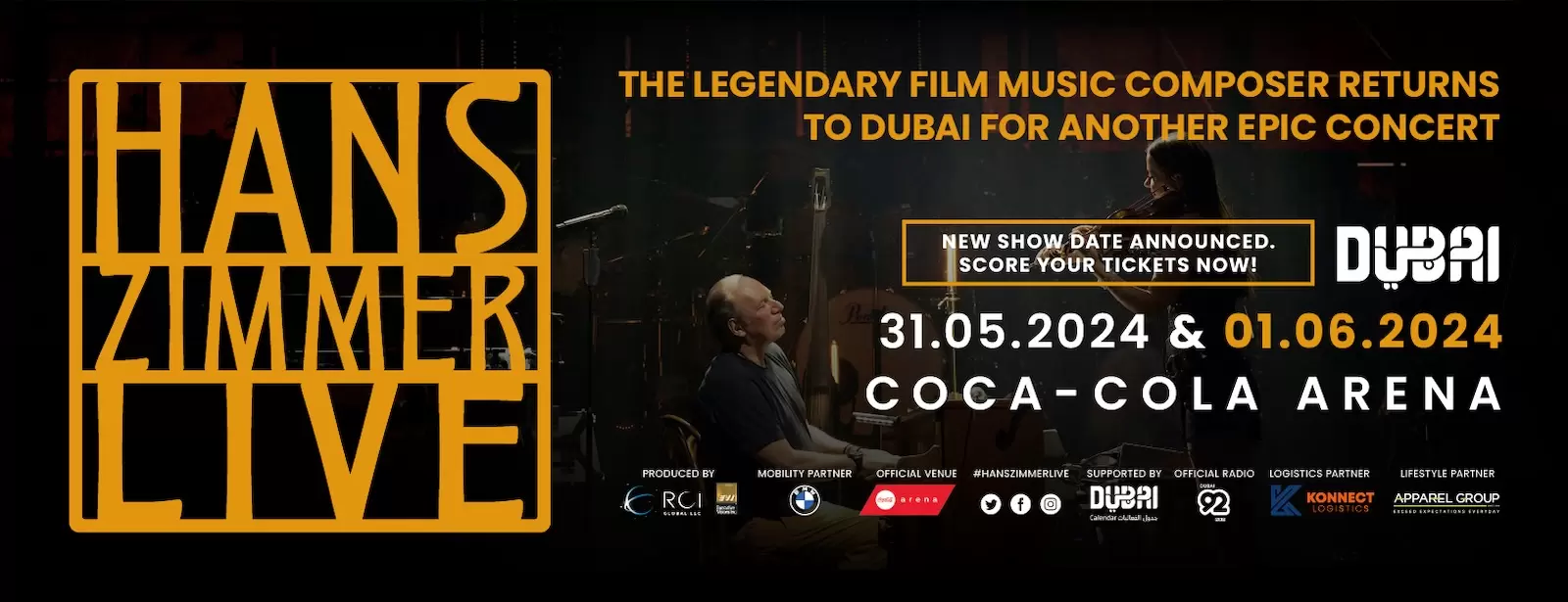 Hans Zimmer Live in Coca-Cola Arena, Dubai
