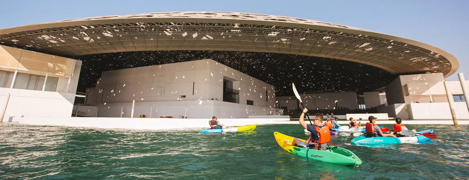 Guided Kayak Tour at Louvre Abu Dhabi