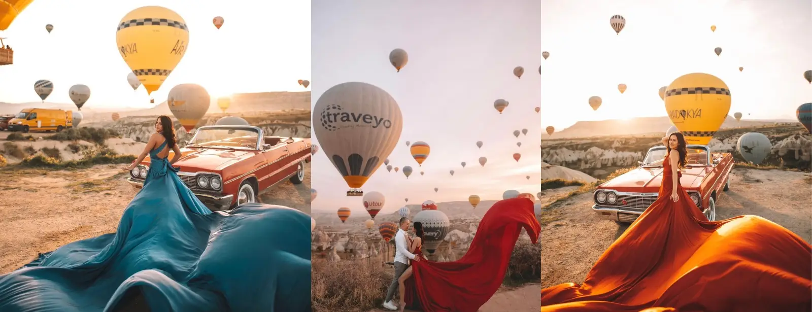 Cappadocia Classic Car and Photo Shoot with Dress