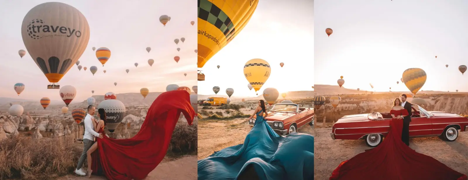 Cappadocia Classic Car and Photo Shoot with Dress