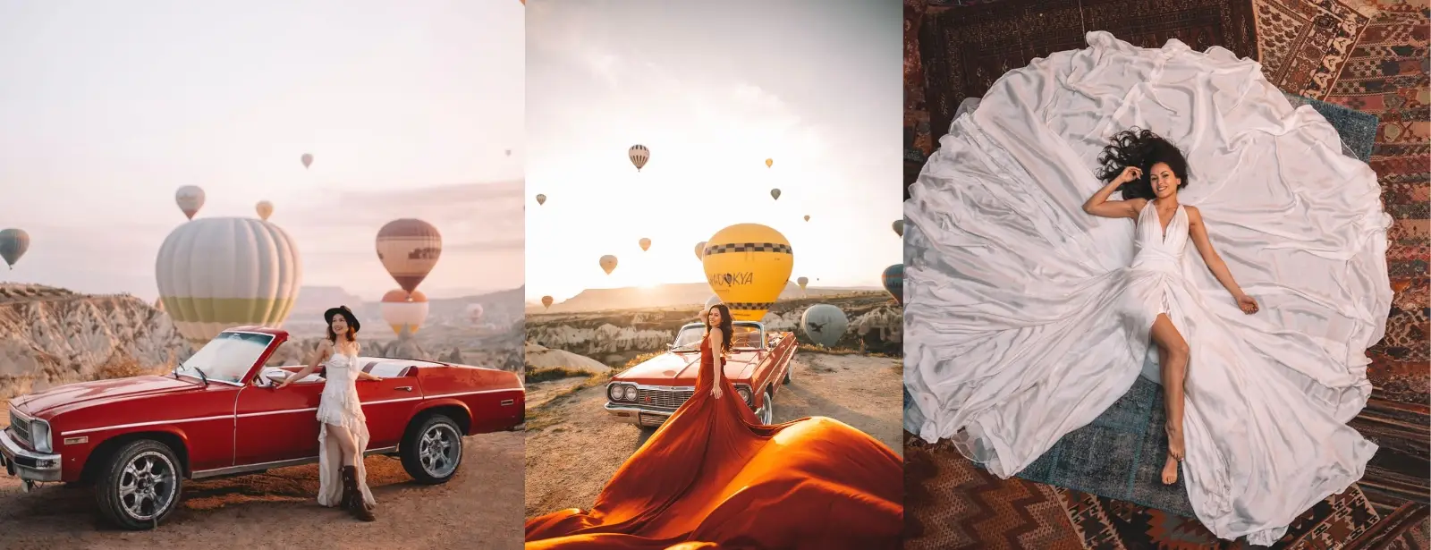Cappadocia Classic Car and Photo Shoot with Dress