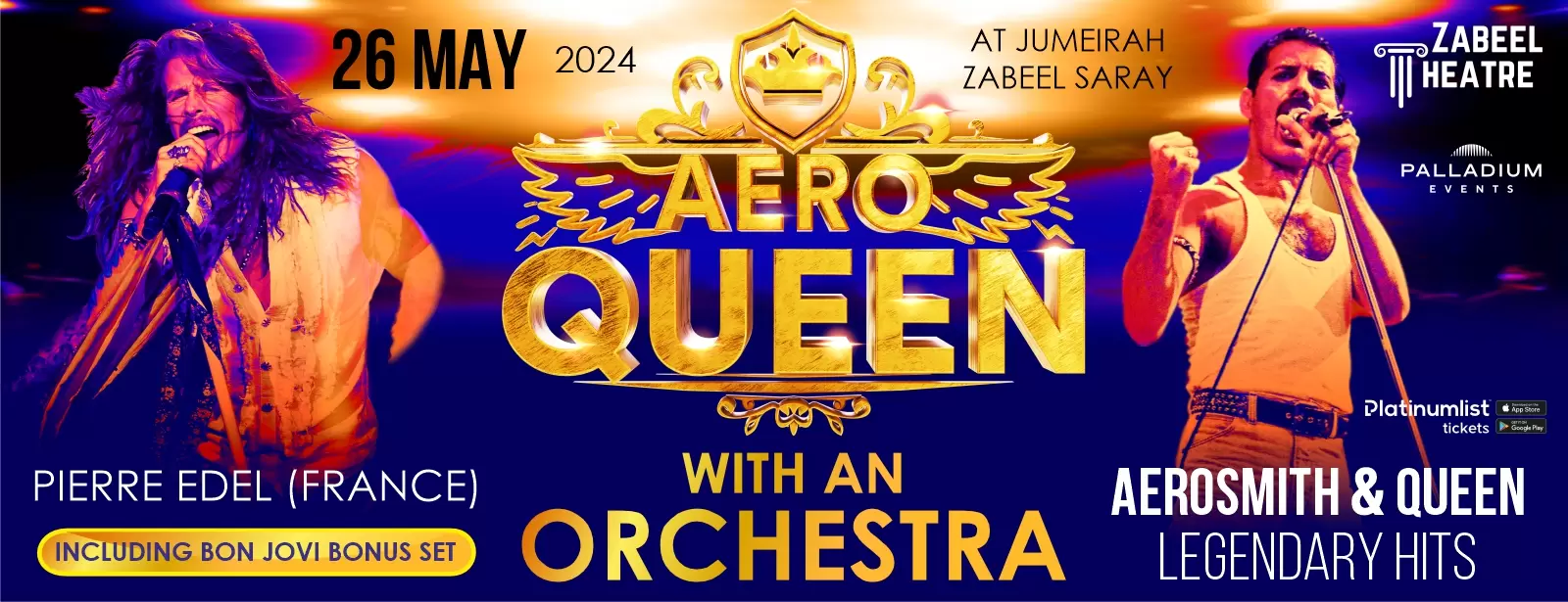 AEROQUEEN (Aerosmith & Queen) Legendary Hits at Zabeel Theatre