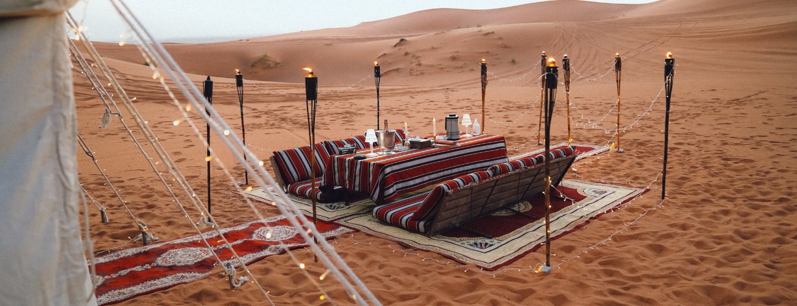 Private Dinner in the desert with optional Buggy Experience