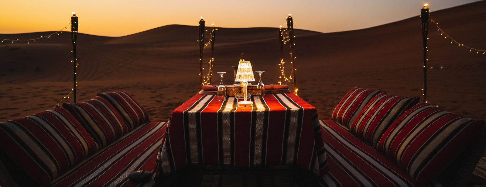 Private Dinner in the desert with optional Buggy Experience