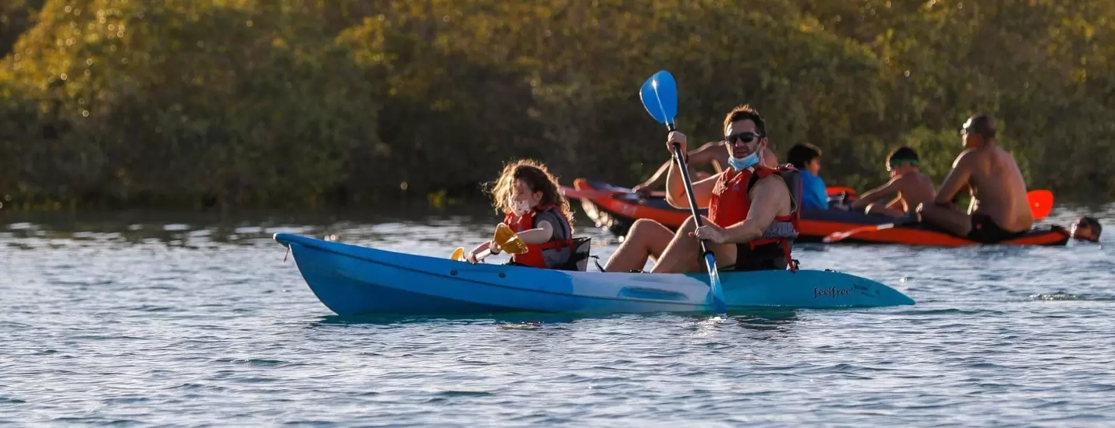 Guided Kayak Tour in the Reem Central Park Mangroves