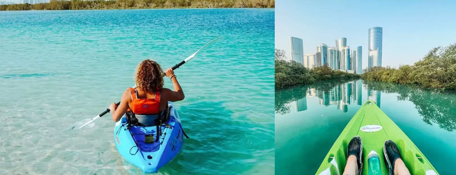 Guided Kayak Tour in the Reem Central Park Mangroves