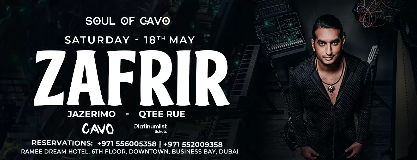 Soul of Cavo Presents Zafrir Performing Live at Cavo, Dubai