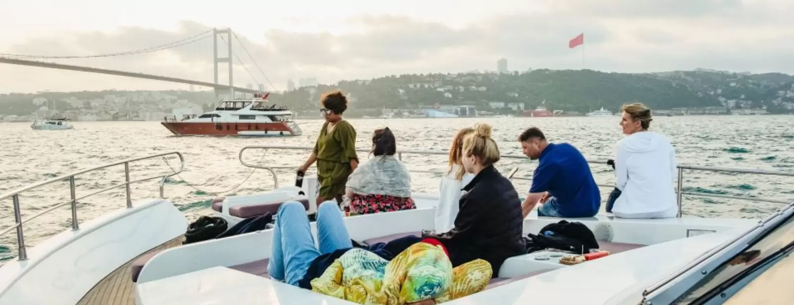 Bosphorus Sunset Cruise on a Luxurious Yacht