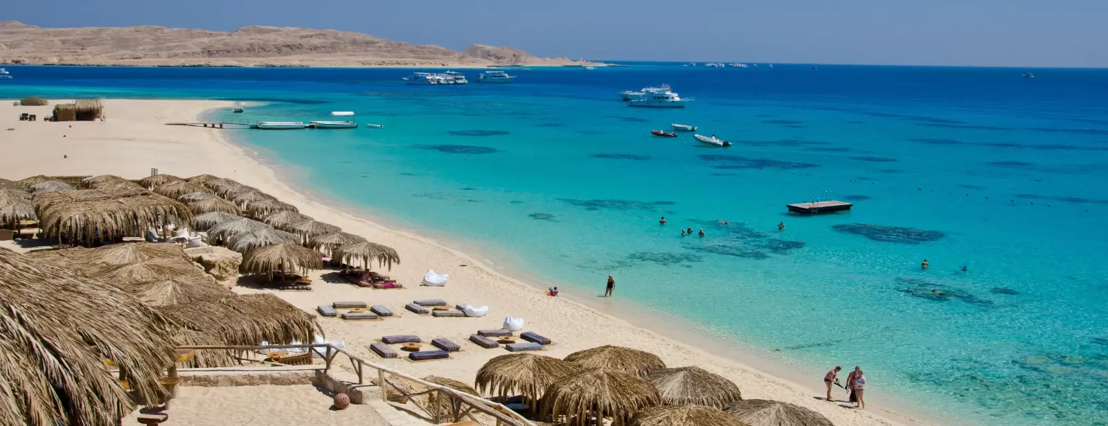 Mahmya Giftun Island snorkeling cruise and beach stop in Hurghada