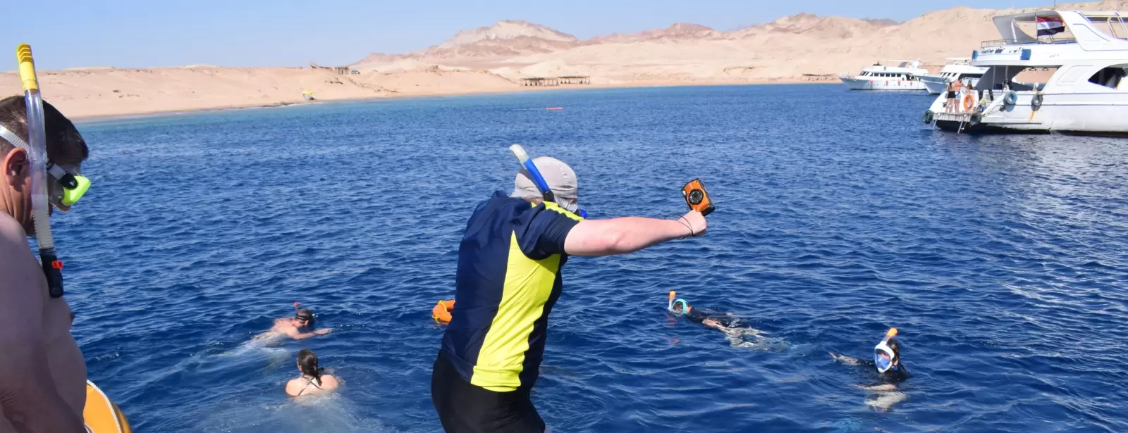 Half-day Snorkeling Boat trip with lunch and drinks from Sharm El Sheikh