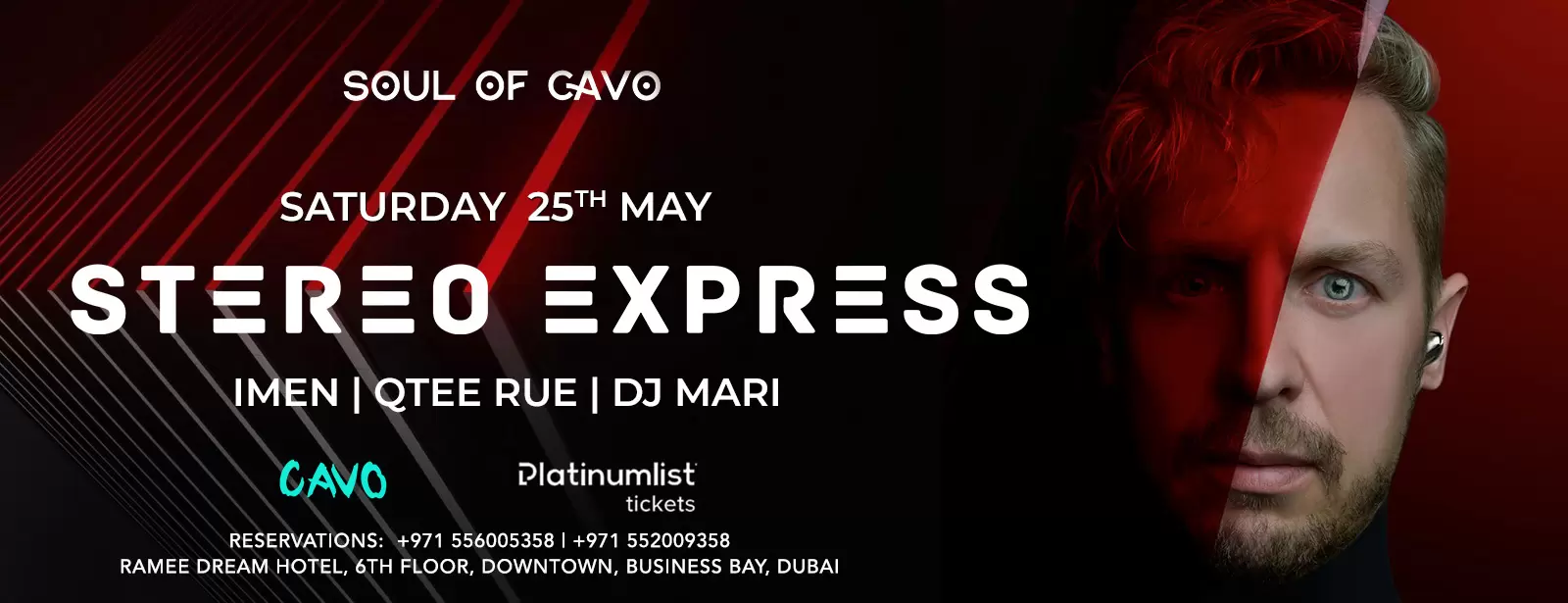 Soul of Cavo Presents Stereo Express Performing Live at Cavo, Dubai