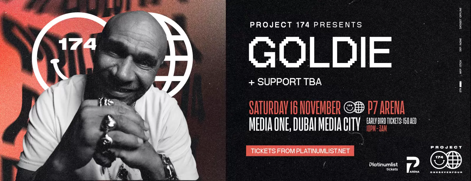 Project 174 presents Goldie in Dubai