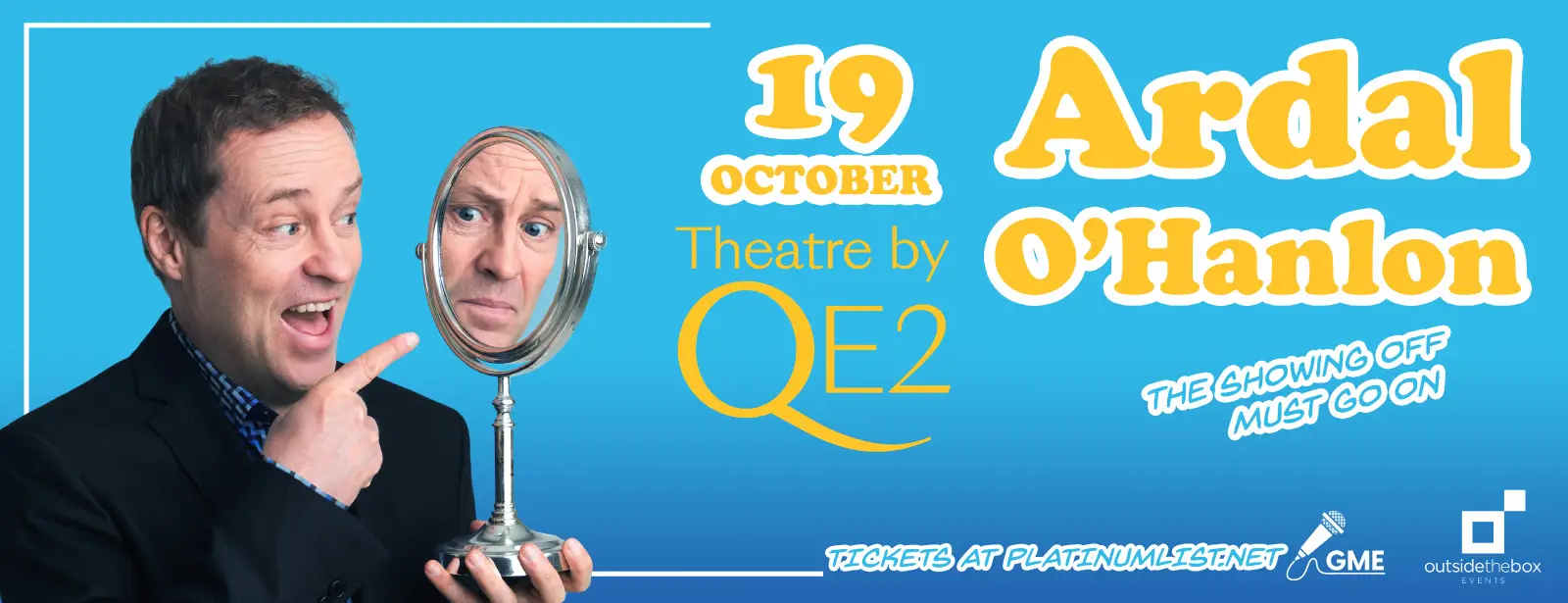 Ardal O'Hanlon – The Showing Off Must Go On at Theatre by QE2, Dubai