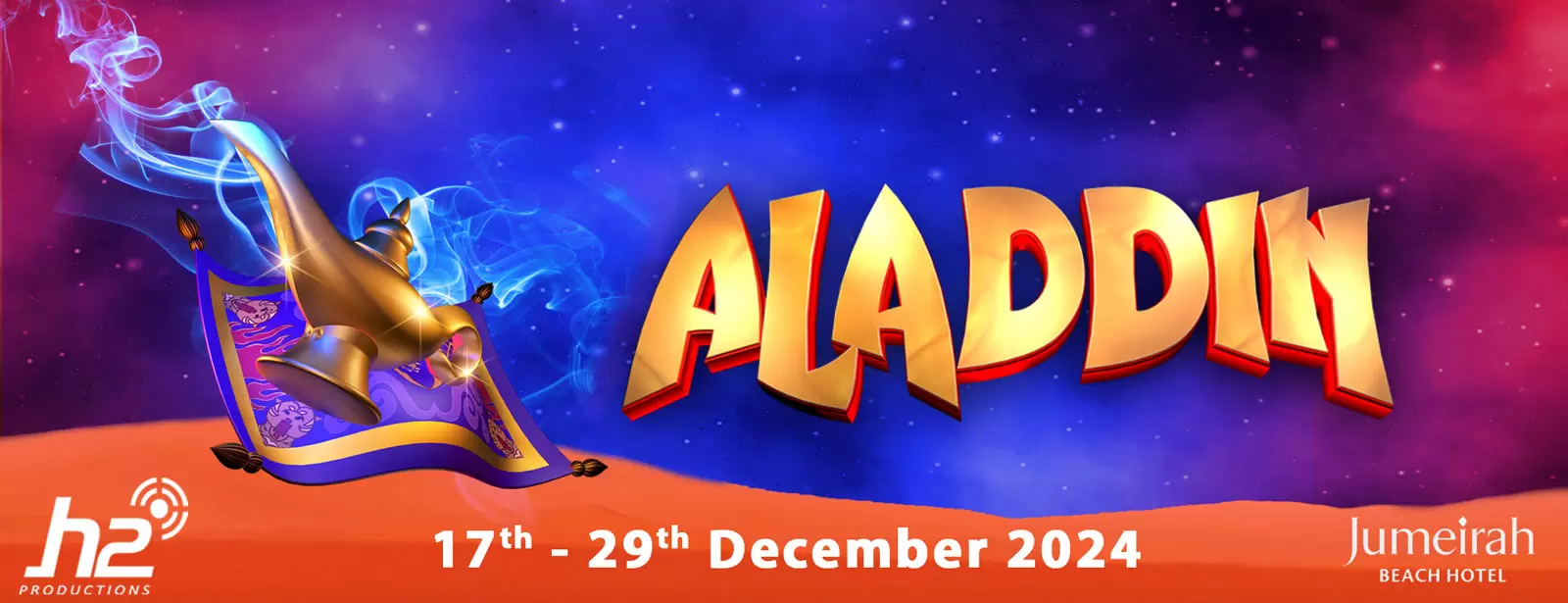 Experience Aladdin in Dubai's Enchanting Christmas Pantomime at Jumeirah Beach Hotel