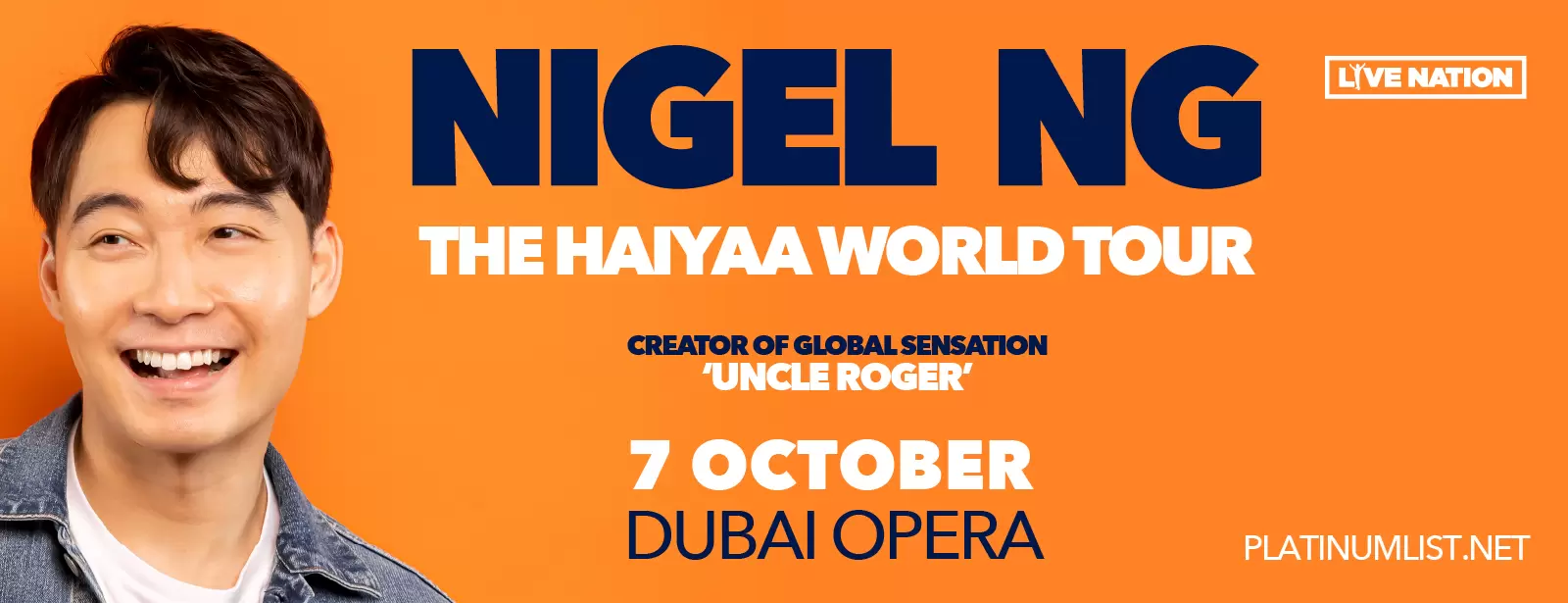 Nigel Ng - The Haiyaa World Tour at Dubai Opera