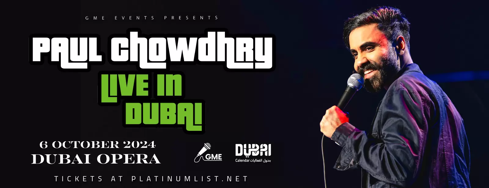 Paul Chowdhry at Dubai Opera