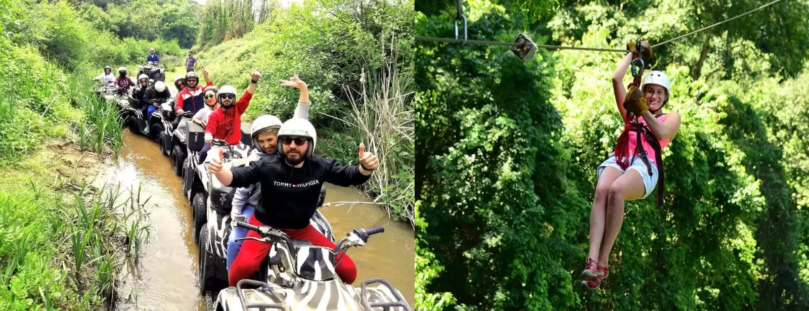 Alanya Super Combo Tour With Rafting, Jeep Safari, Quad Biking & Zipline