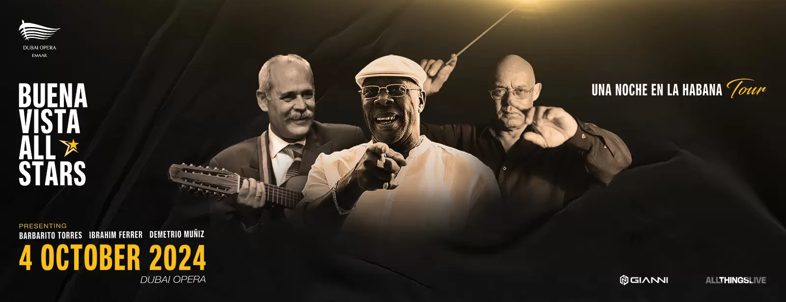Buena Vista All Stars Live at Dubai Opera: Experience Afro-Cuban Magic