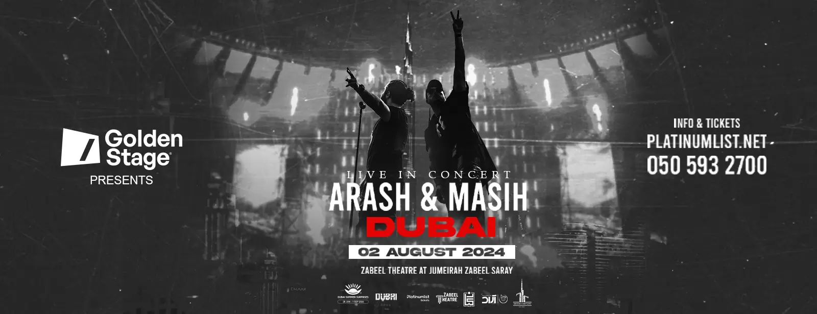 Arash Masih Concert at Zabeel Theatre, Dubai