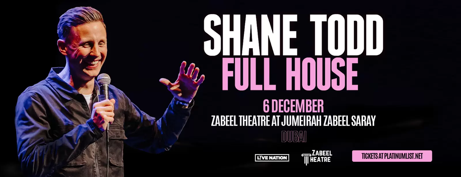 Shane Todd at Zabeel Theatre in Dubai