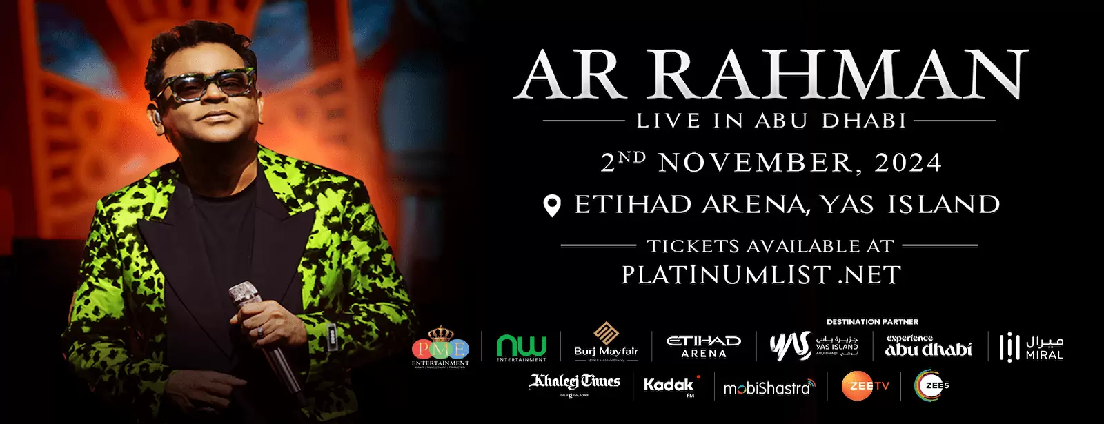AR Rahman Live In Concert 2024 at Etihad Arena, Abu Dhabi