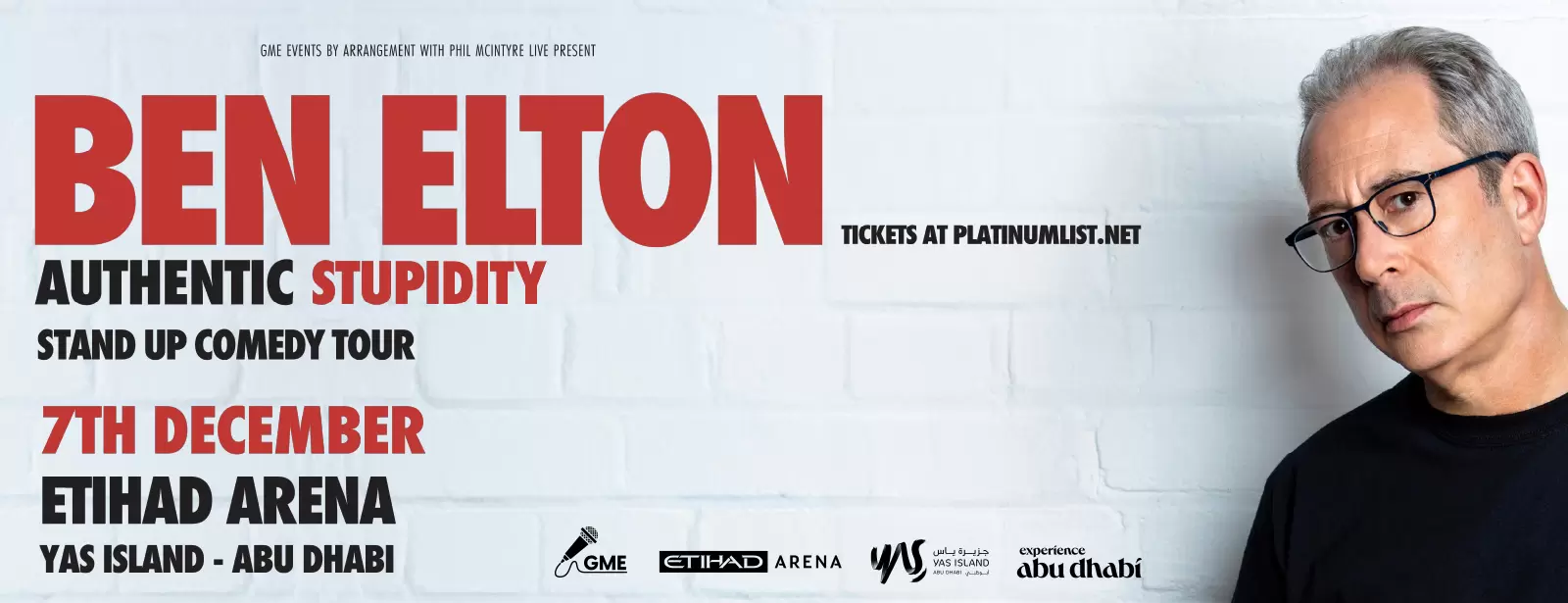 Ben Elton - Authentic Stupidity Live at Etihad Arena, Abu Dhabi