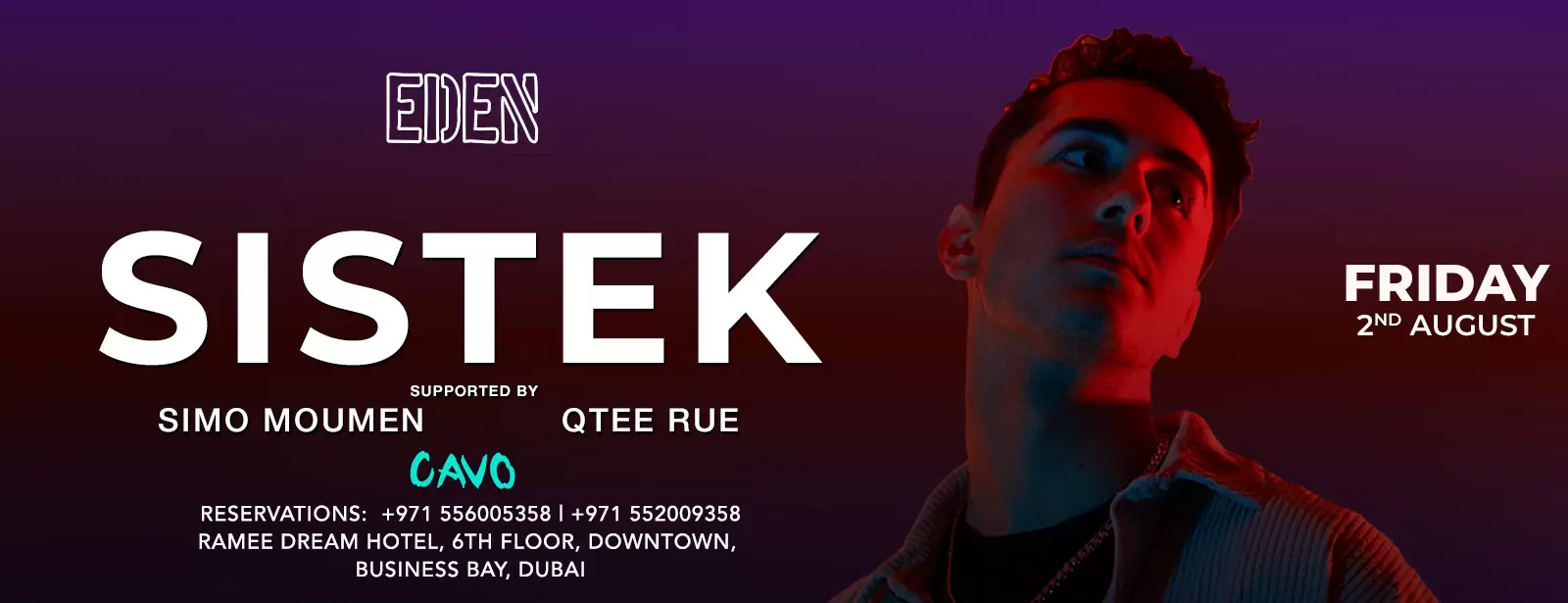 Eden Presents Sistek Performing Live at Cavo, Dubai