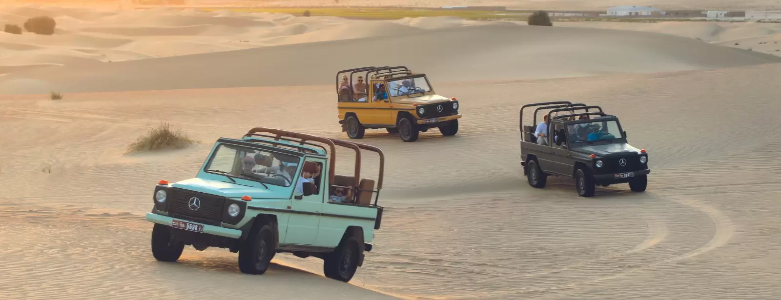 Dubai: Morning Heritage Safari by Vintage G-Class & Al Marmoom Oasis