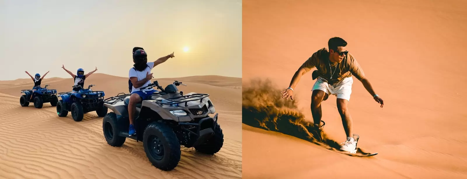 Dubai: Quad Bike Safari, Camel Ride and Refreshments